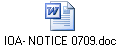 IOA- NOTICE 0709.doc