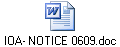 IOA- NOTICE 0609.doc