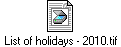 List of holidays - 2010.tif